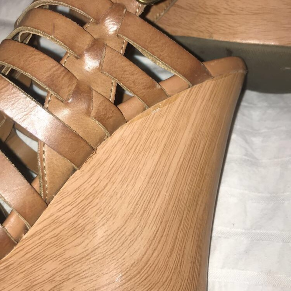Brown Heeled Sandals